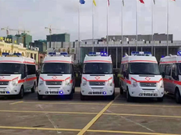 渭南市救护车送往异地就医，救护车接送